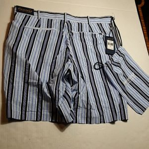 Polo Golf Ralph Lauren blue striped golf shorts